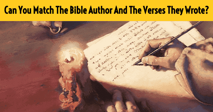 can-you-match-the-bible-author-and-the-verses-they-wrote